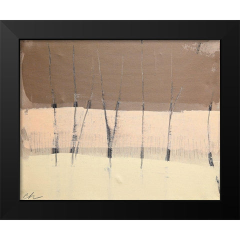 Silence Black Modern Wood Framed Art Print by Hendrick, Cathe