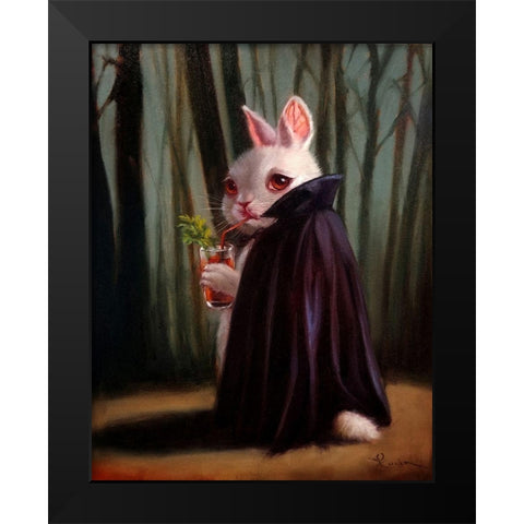 Bewitching Hour Black Modern Wood Framed Art Print by Heffernan, Lucia