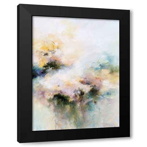 Fresh Scent Black Modern Wood Framed Art Print by Hale, Karen