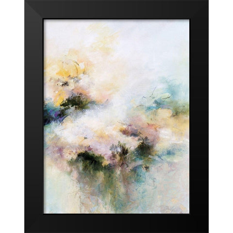 Fresh Scent Black Modern Wood Framed Art Print by Hale, Karen
