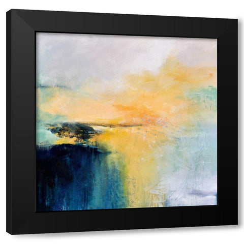 A Single Moment Black Modern Wood Framed Art Print by Hale, Karen
