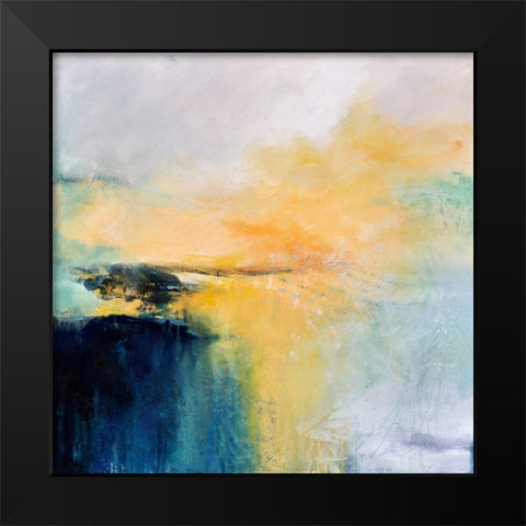 A Single Moment Black Modern Wood Framed Art Print by Hale, Karen