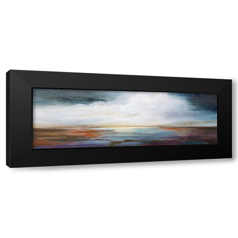 Calm Waters Black Modern Wood Framed Art Print by Hale, Karen
