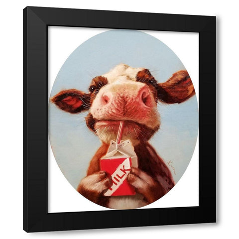 Quality Control Black Modern Wood Framed Art Print with Double Matting by Heffernan, Lucia