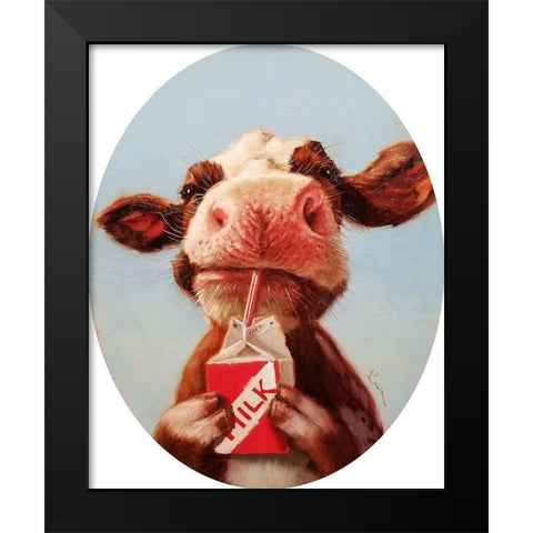 Quality Control Black Modern Wood Framed Art Print by Heffernan, Lucia