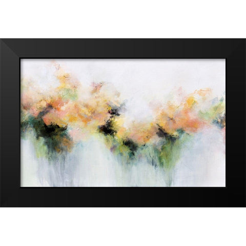 Warm Light Black Modern Wood Framed Art Print by Hale, Karen
