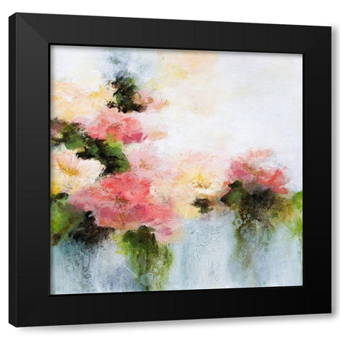 Welcome Home Black Modern Wood Framed Art Print by Hale, Karen