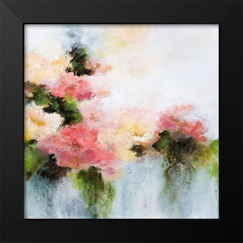 Welcome Home Black Modern Wood Framed Art Print by Hale, Karen