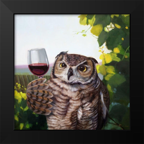 The Connoisseur Black Modern Wood Framed Art Print by Heffernan, Lucia