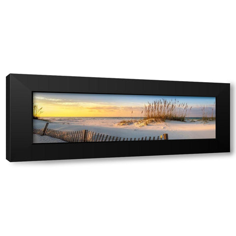 Pensacola Beach Sunrise Black Modern Wood Framed Art Print by Herrera, H.J.
