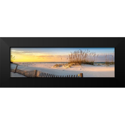 Pensacola Beach Sunrise Black Modern Wood Framed Art Print by Herrera, H.J.