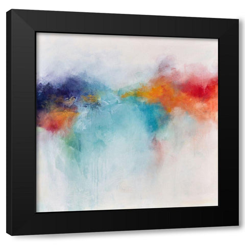 Other Dimension Black Modern Wood Framed Art Print by Hale, Karen
