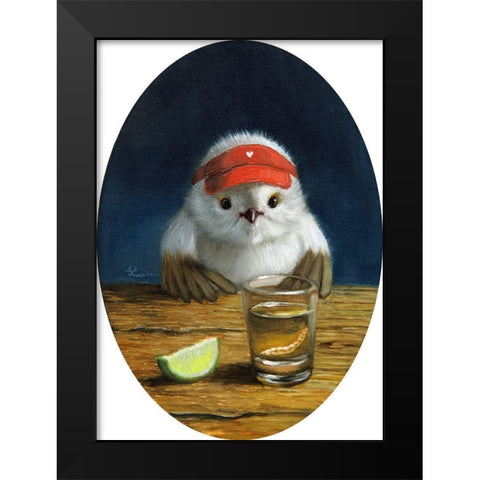 Birdie Shot II Black Modern Wood Framed Art Print by Heffernan, Lucia