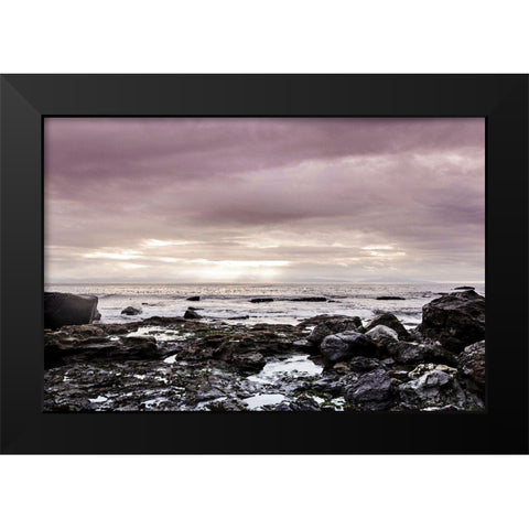 Spiritual Shores Black Modern Wood Framed Art Print by Henriksen, Jennifer