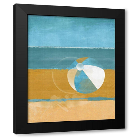 Bay Shore Black Modern Wood Framed Art Print by Hastings, Porter