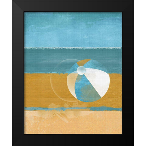Bay Shore Black Modern Wood Framed Art Print by Hastings, Porter