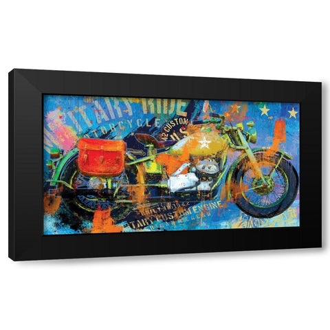 Spirit of 42 Black Modern Wood Framed Art Print with Double Matting by Hastings, Porter