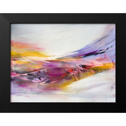 Chasing Time Black Modern Wood Framed Art Print by Hale, Karen