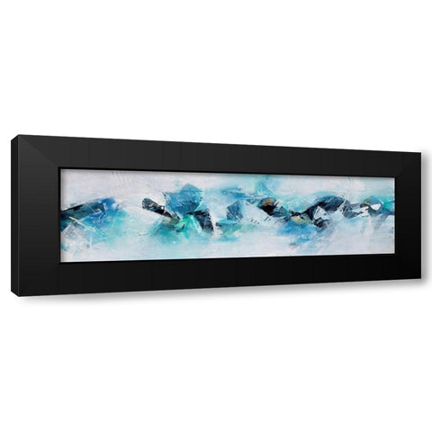 Frozen In Time Black Modern Wood Framed Art Print by Hale, Karen