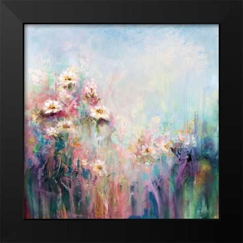 Spring Collection Black Modern Wood Framed Art Print by Hale, Karen