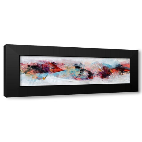 Time Span Black Modern Wood Framed Art Print by Hale, Karen