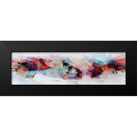 Time Span Black Modern Wood Framed Art Print by Hale, Karen