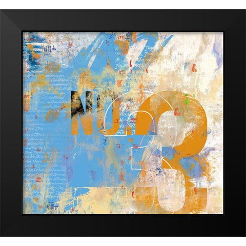 Motherwell No. 3 Black Modern Wood Framed Art Print by Hastings, Porter