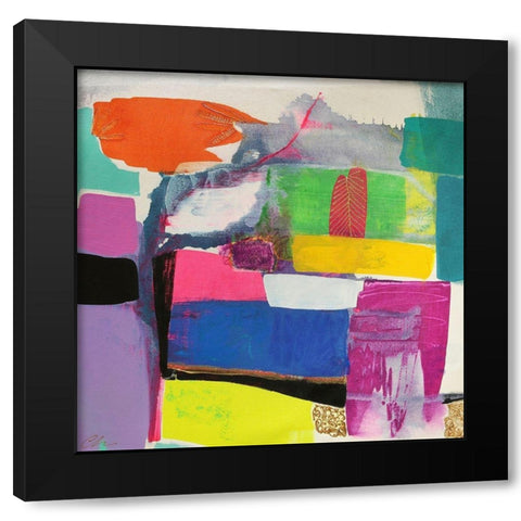 Aloha Black Modern Wood Framed Art Print with Double Matting by Hendrick, Cathe