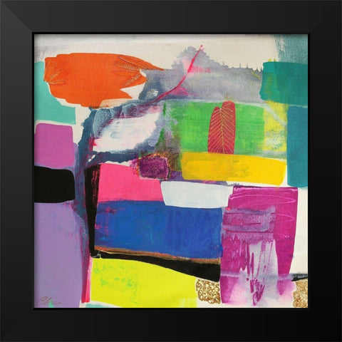 Aloha Black Modern Wood Framed Art Print by Hendrick, Cathe