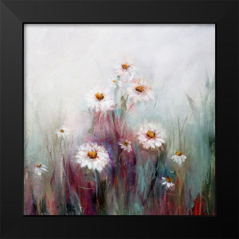 Wildflowers No. 2 Black Modern Wood Framed Art Print by Hale, Karen