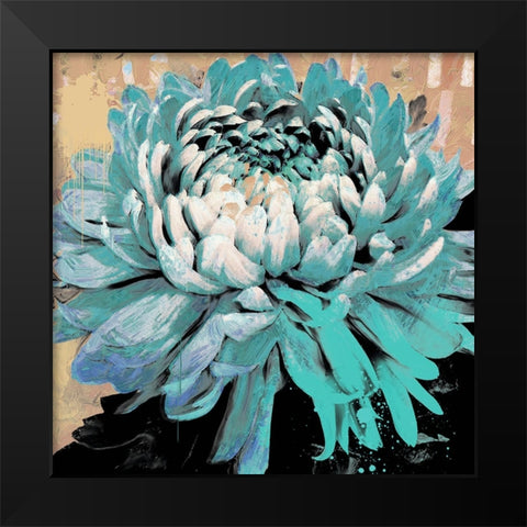 Boom Bloom No. 2 Black Modern Wood Framed Art Print by Hastings, Porter