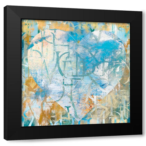 Lingering Truth Black Modern Wood Framed Art Print with Double Matting by Hastings, Porter