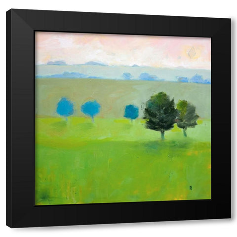 Gascony Black Modern Wood Framed Art Print by Hootnick, Sally