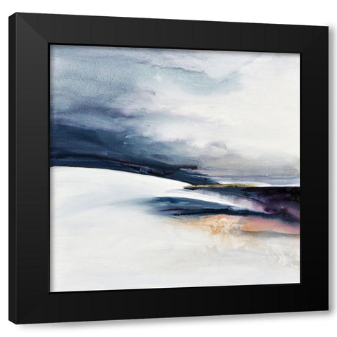 A Place To Be Black Modern Wood Framed Art Print with Double Matting by Hale, Karen