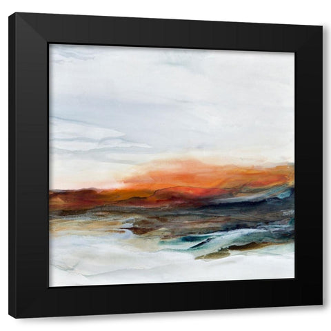 Coastal Impressions Black Modern Wood Framed Art Print by Hale, Karen