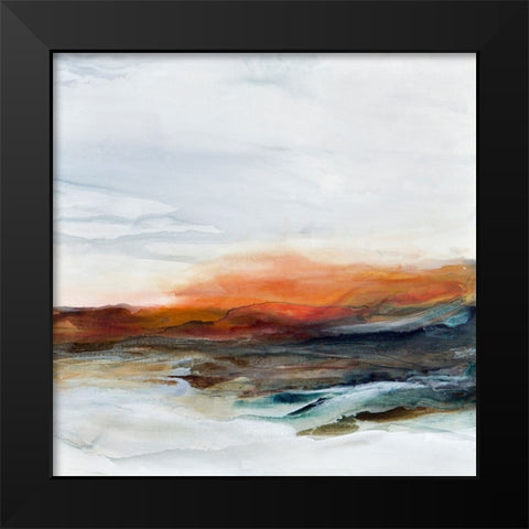 Coastal Impressions Black Modern Wood Framed Art Print by Hale, Karen