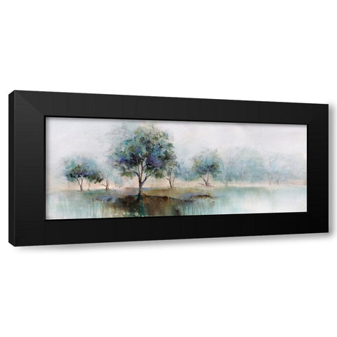 Early Morning In The Orchard Black Modern Wood Framed Art Print with Double Matting by Hale, Karen
