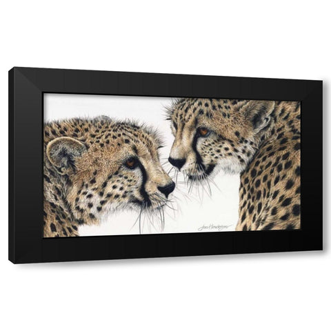 A Special Bond Black Modern Wood Framed Art Print by Henderson, Jan