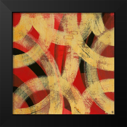 Equilibrium I Black Modern Wood Framed Art Print by Han, Stephanie
