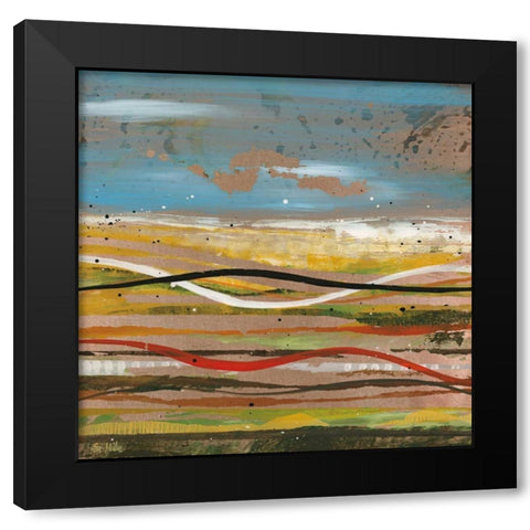 High Plains 2 Black Modern Wood Framed Art Print by Hile, Scott