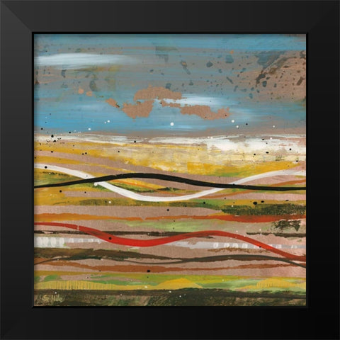 High Plains 2 Black Modern Wood Framed Art Print by Hile, Scott