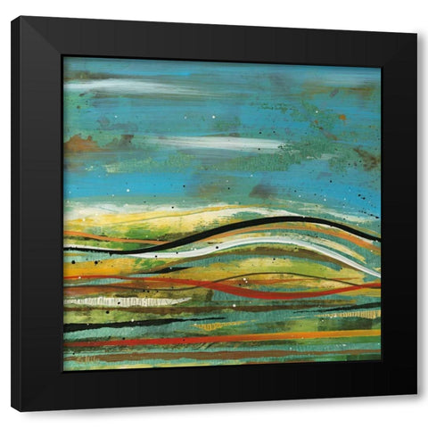 High Plains 4 Black Modern Wood Framed Art Print by Hile, Scott