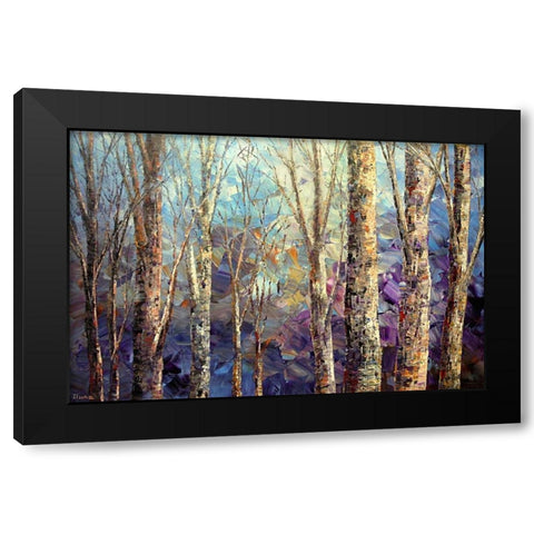 Elven Kingdom Black Modern Wood Framed Art Print with Double Matting by Iliina, Tatiana