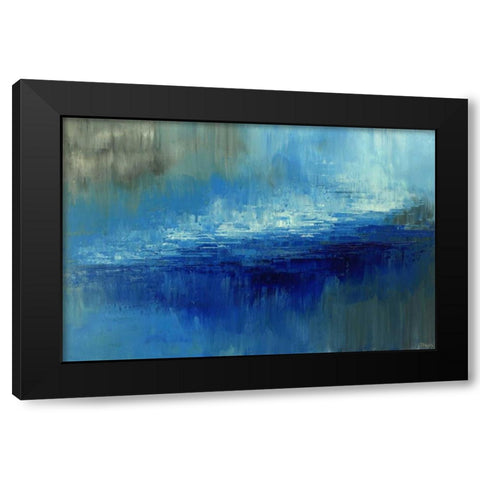 Lost Paradise Black Modern Wood Framed Art Print by Iliina, Tatiana