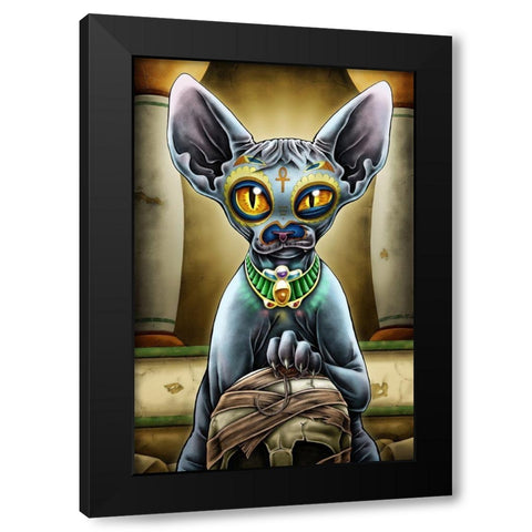 Babista Black Modern Wood Framed Art Print with Double Matting by Ivins, Nicholas