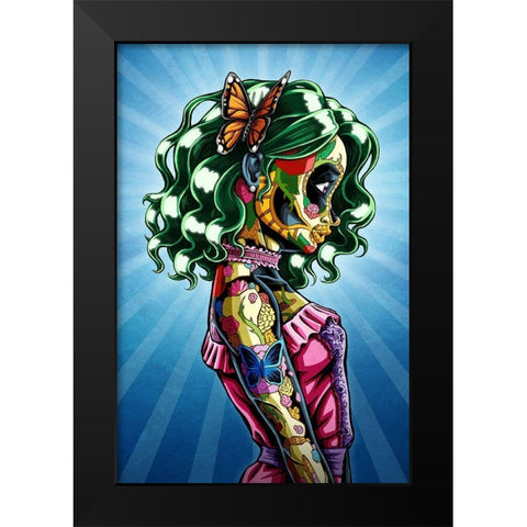 Annabelle Black Modern Wood Framed Art Print by Ivins, Nicholas