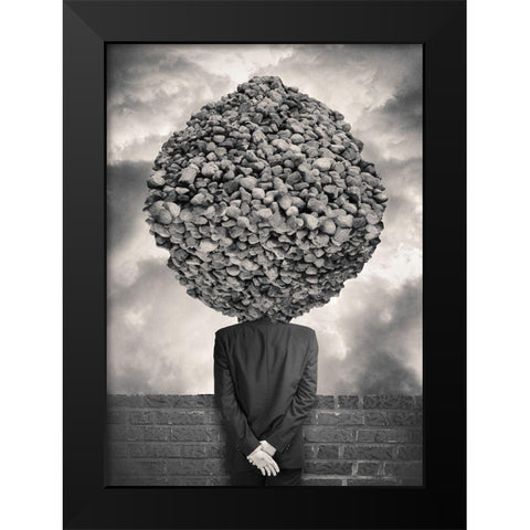 Gather Black Modern Wood Framed Art Print by Ingberg, Tommy