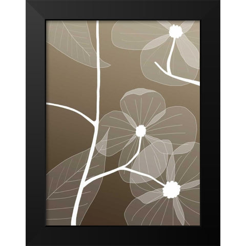 IN246_1 Black Modern Wood Framed Art Print by GraphINC Studio