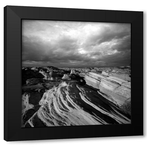 Canyon View Black Modern Wood Framed Art Print with Double Matting by PhotoINC Studio