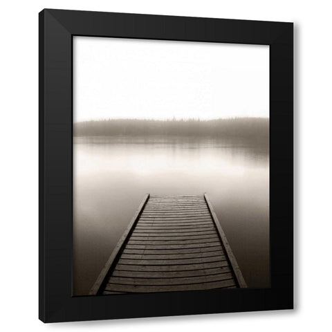Dock 2 Black Modern Wood Framed Art Print by PhotoINC Studio